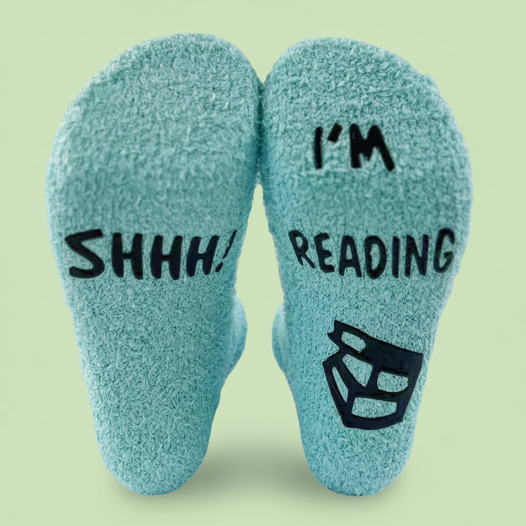 Colourful Edition “Shh! I’m Reading” Socks – Cosy Gift for Book Lovers