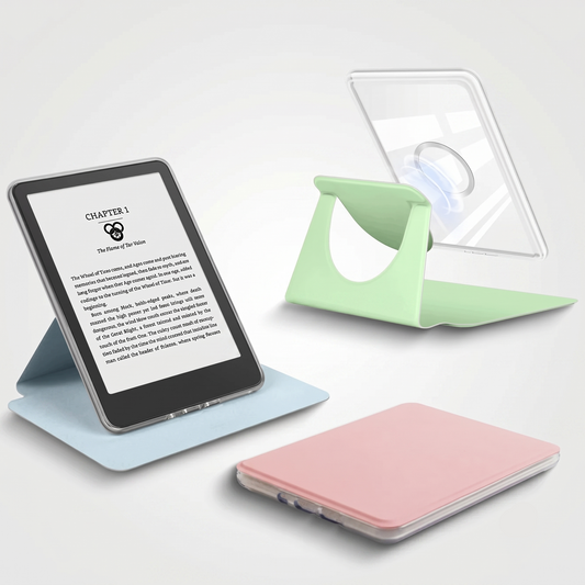 Magnetic Acrylic Kindle Cases – Detachable Cover, Auto Sleep/Wake & Built-In Stand for Kindle Paperwhite 10th/11th/12th Gen, Kindle 11th Gen & Colorsoft