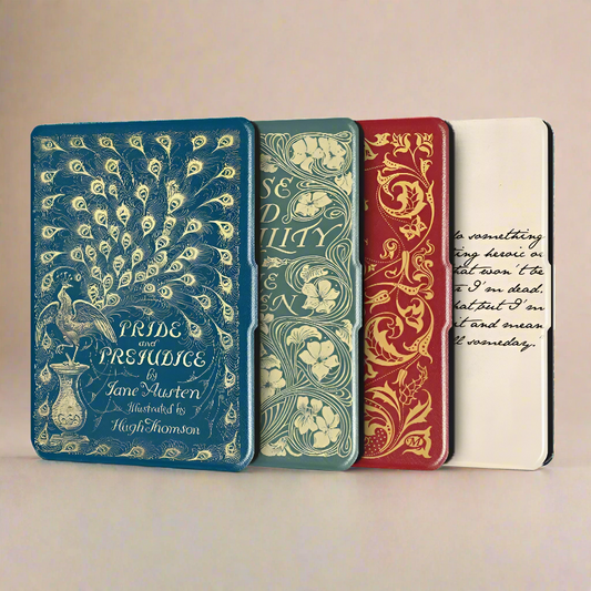Jane Austen-Inspired Kobo Clara Case – 6-Inch Magnetic TPU Cover with Auto Wake/Sleep (Pride & Prejudice, Sense & Sensibility, Emma & More)