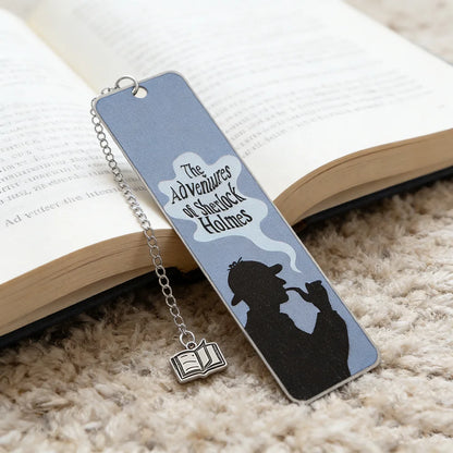 'Sherlock Holmes', 'Frankenstein' & 'Dracula' Metal Bookmarks – Gothic Mystery Novel Bookmarks for Book Lovers & Readers
