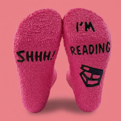 Colourful Edition “Shh! I’m Reading” Socks – Cosy Gift for Book Lovers