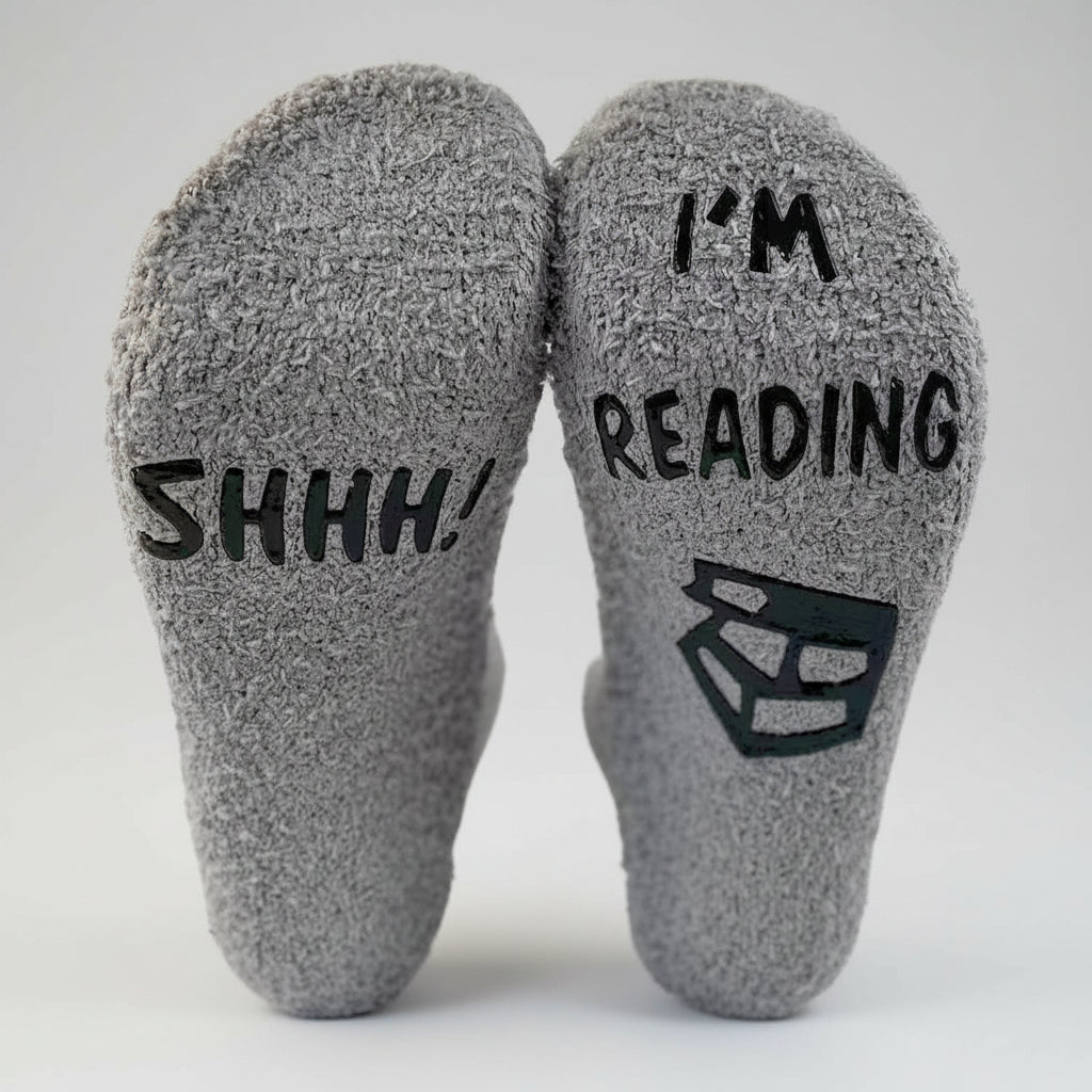 Colourful Edition “Shh! I’m Reading” Socks – Cosy Gift for Book Lovers