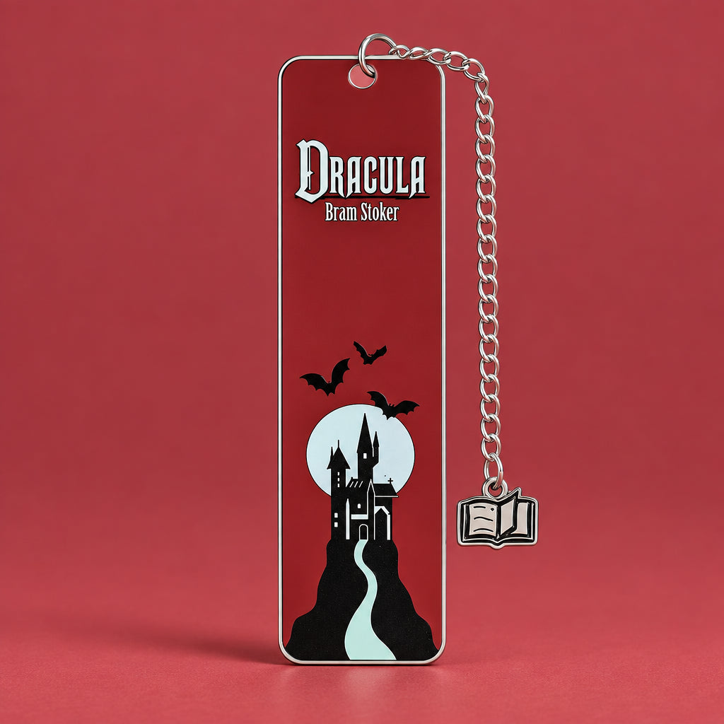 'Sherlock Holmes', 'Frankenstein' & 'Dracula' Metal Bookmarks – Gothic Mystery Novel Bookmarks for Book Lovers & Readers