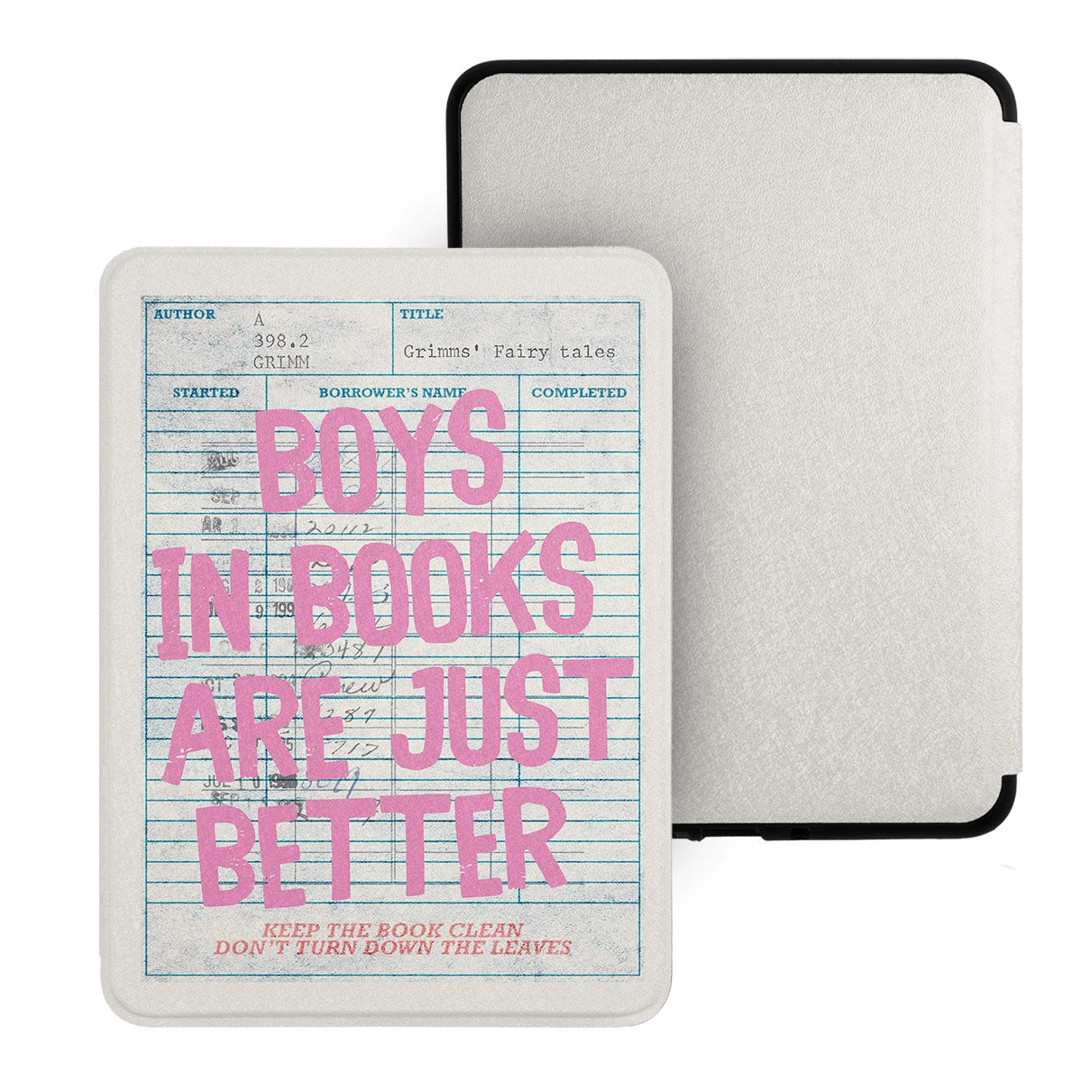 Girly Bookish Kindle Case – Cute Reader Quote Magnetic Cover for Paperwhite 7th–12th Gen, Kindle 8th–11th Gen & Colorsoft 7-inch