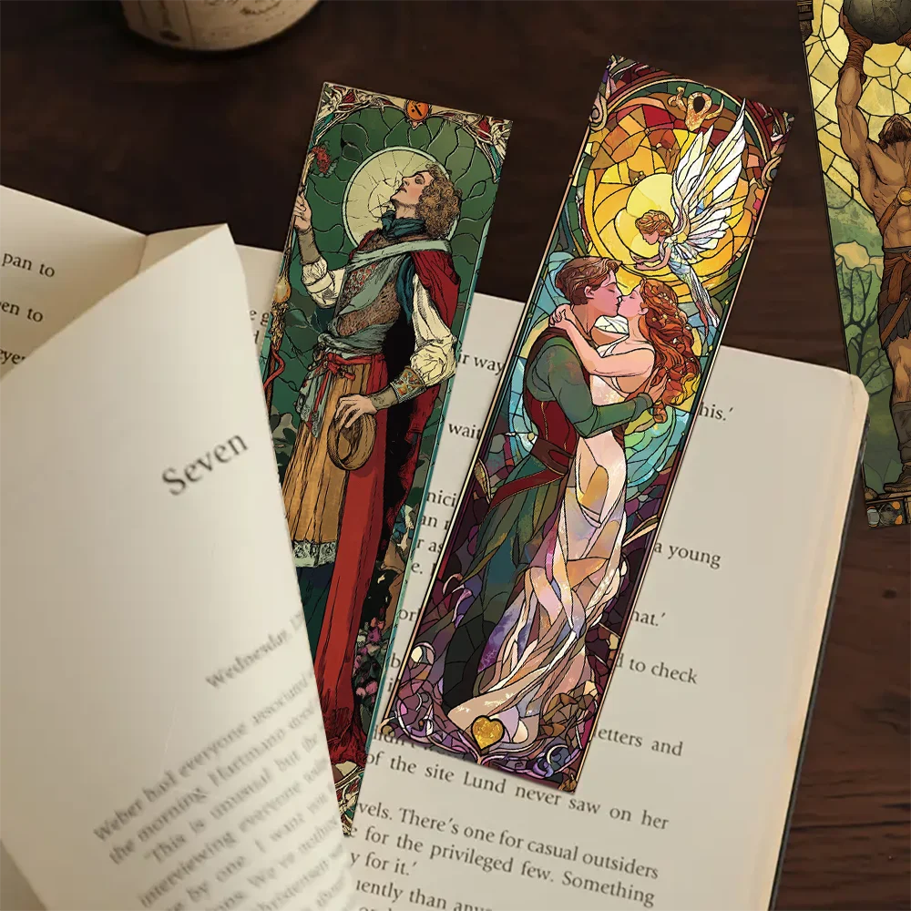 Set of 30 Stained Glass Tarot Bookmarks – Perfect for Students, Crafts & Page Marking