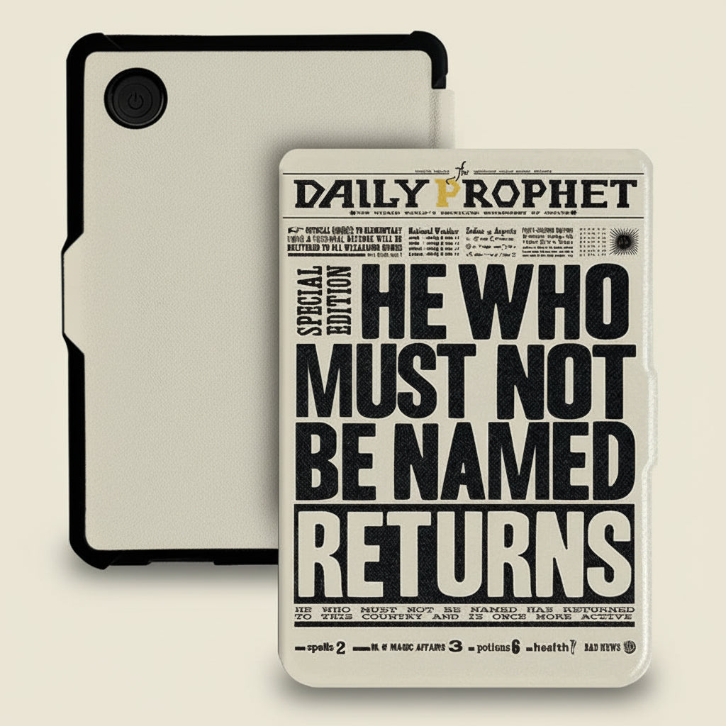 Harry Potter Themed ("The Daily Prophet") Flip Protective Case for Kobo Clara (Colour, BW, & 2E)