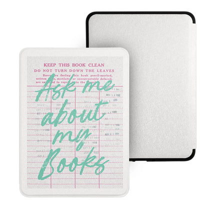 Girly Bookish Kindle Case – Cute Reader Quote Magnetic Cover for Paperwhite 7th–12th Gen, Kindle 8th–11th Gen & Colorsoft 7-inch