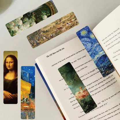 Set of 30 Famous Art Painting Bookmarks – Classic Masterpiece Reading Markers & Creative Gift