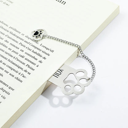 You Pawsed Here – Metal Dog Bookmark