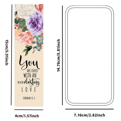Set of 30 Floral Bible Verse Bookmarks – Inspirational Christian Gift for Readers & Bible Study