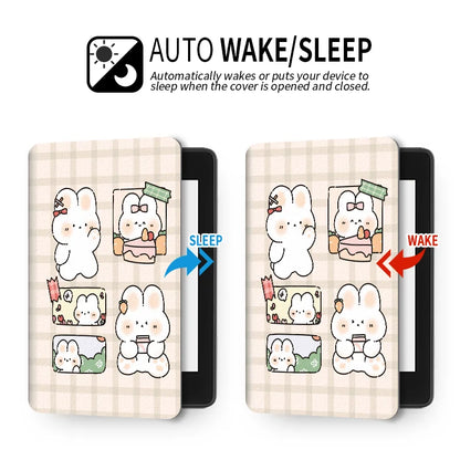Cute & Cosy Kindle Case – Flip Cover for Kindle & Paperwhite (5th to 12th Gen)
