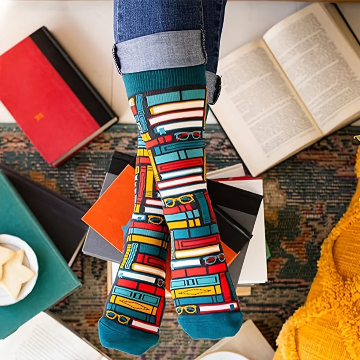 "Shhh, I’m Reading" Socks – Alternative Edition for Book Lovers