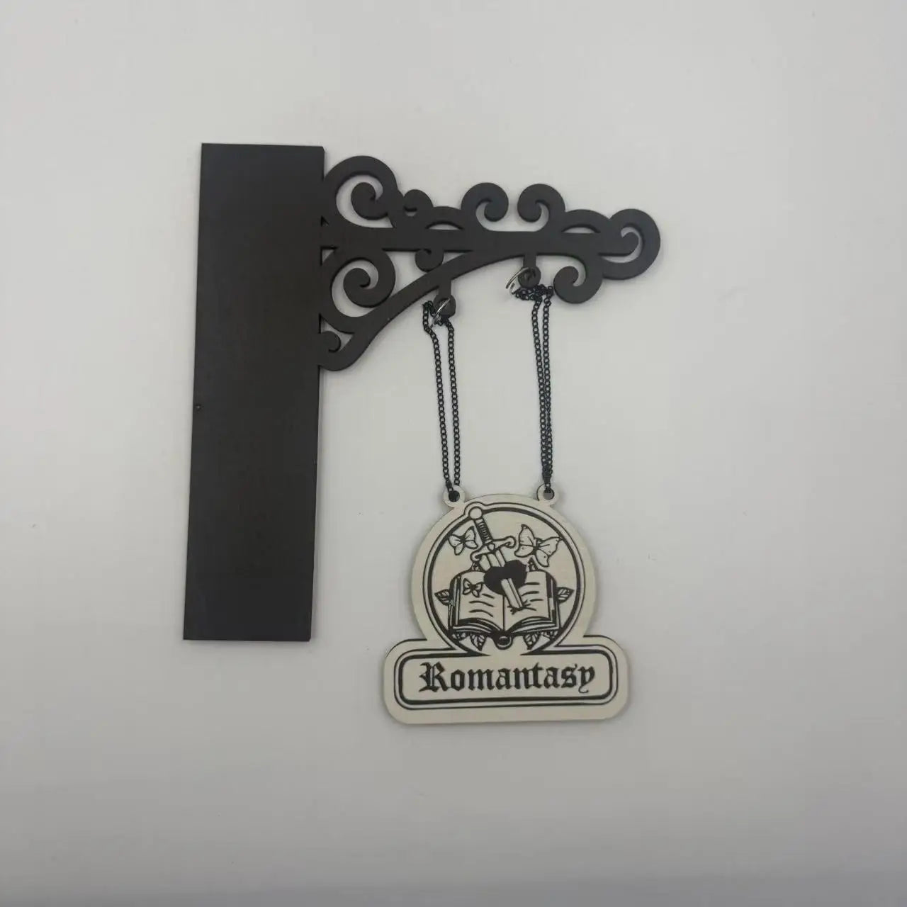 Hangable Bookend-Style Genre Signs – Shelf Decor for Book Lovers & Home Library Displays