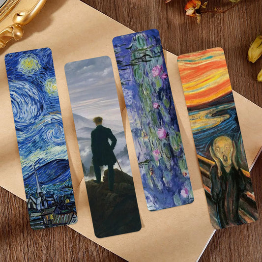 Set of 30 Famous Art Painting Bookmarks – Classic Masterpiece Reading Markers & Creative Gift