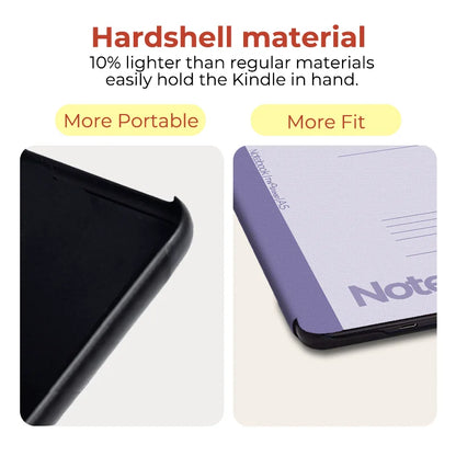 Notebook-Style Kindle Cover – Compatible with Paperwhite (6th–12th Gen) & 2024 All-New Kindle (11th Gen), Auto-Wake Protective Case