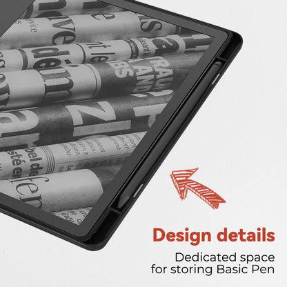 Notebook-Style Kindle Scribe Case – Hard Shell Magnetic Cover with Auto Sleep/Wake & Pen Holder (10.2″, 2022 & 2024)
