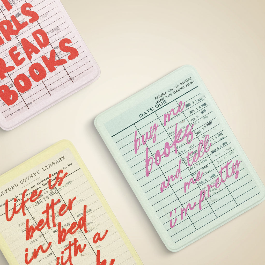 Girly Bookish Kindle Case – Cute Reader Quote Magnetic Cover for Paperwhite 7th–12th Gen, Kindle 8th–11th Gen & Colorsoft 7-inch