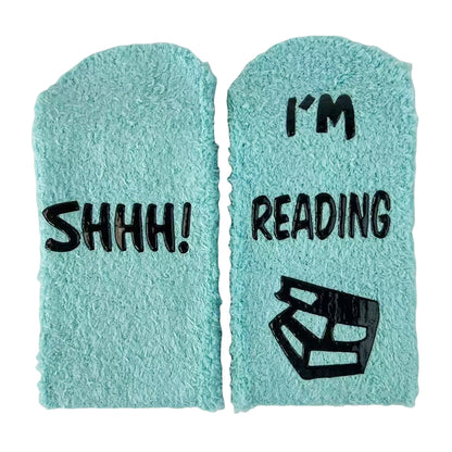 Colourful Edition “Shh! I’m Reading” Socks – Cosy Gift for Book Lovers