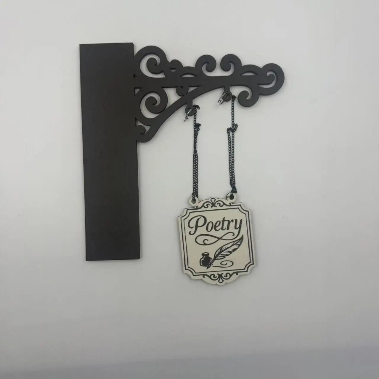 Hangable Bookend-Style Genre Signs – Shelf Decor for Book Lovers & Home Library Displays