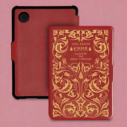 Jane Austen-Inspired Kobo Clara Case – 6-Inch Magnetic TPU Cover with Auto Wake/Sleep (Pride & Prejudice, Sense & Sensibility, Emma & More)