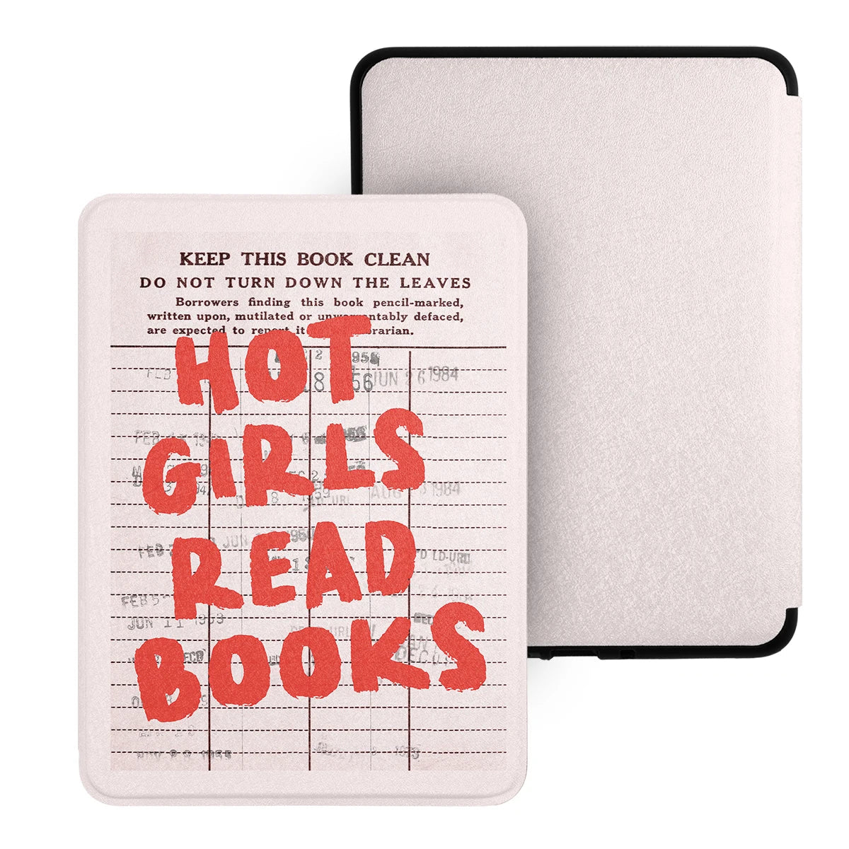 Girly Bookish Kindle Case – Cute Reader Quote Magnetic Cover for Paperwhite 7th–12th Gen, Kindle 8th–11th Gen & Colorsoft 7-inch