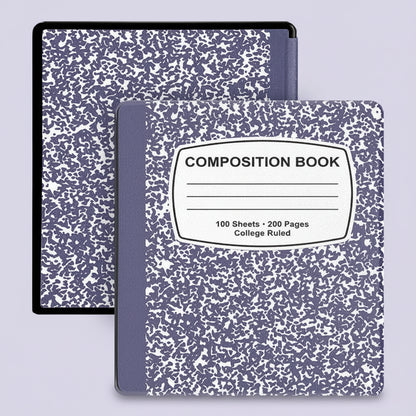 Notebook-Style Kindle Scribe Case – Hard Shell Magnetic Cover with Auto Sleep/Wake & Pen Holder (10.2″, 2022 & 2024)
