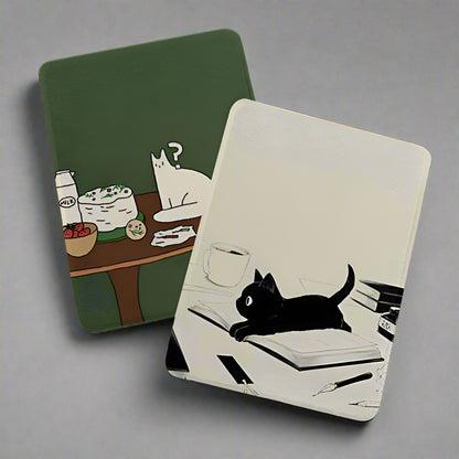 Cute Cat Silicone Kindle Case – Compatible with Paperwhite (12th, 11th, 10th Gen) and Basic (11th, 10th Gen)