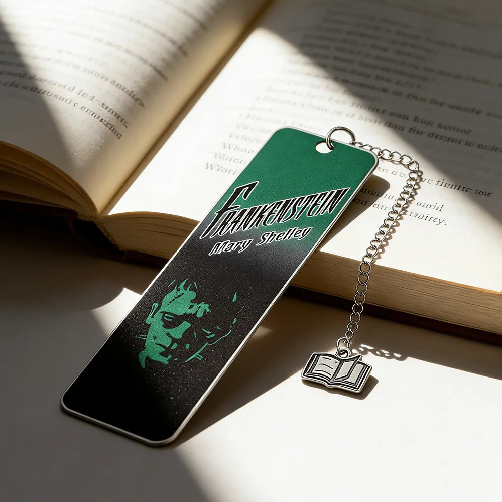 'Sherlock Holmes', 'Frankenstein' & 'Dracula' Metal Bookmarks – Gothic Mystery Novel Bookmarks for Book Lovers & Readers