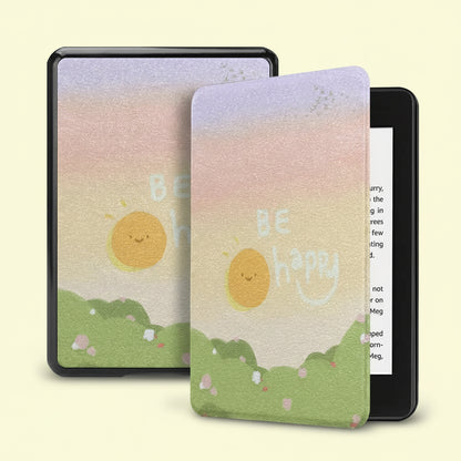 Cherry & Bear Kindle Cases – Faux Leather & Silicone Soft Shell for Basic & Paperwhite (10th–12th Gen)