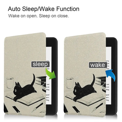 Cute Cat Silicone Kindle Case – Compatible with Paperwhite (12th, 11th, 10th Gen) and Basic (11th, 10th Gen)