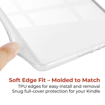 Magnetic Acrylic Kindle Cases – Detachable Cover, Auto Sleep/Wake & Built-In Stand for Kindle Paperwhite 10th/11th/12th Gen, Kindle 11th Gen & Colorsoft