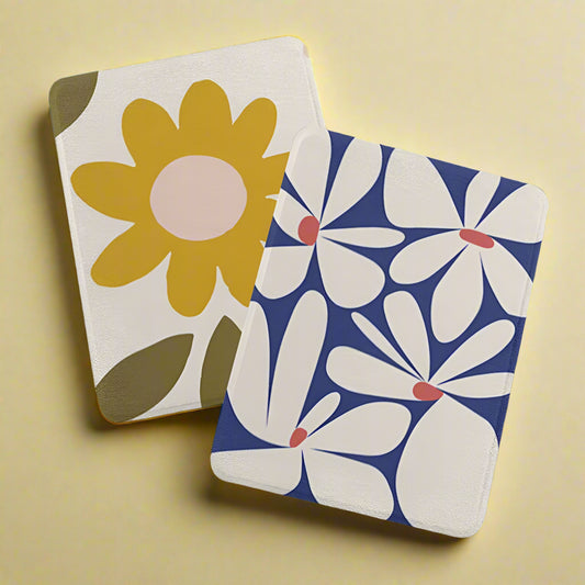 Delicate Floral Kindle Case – Fits Kindle Paperwhite (12th, 11th, 10th Gen) and Kindle Basic (11th, 10th Gen) – Faux Leather