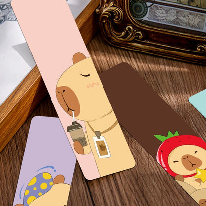 Set of 30 Cute Capybara Bookmarks – Adorable Page Markers for Readers