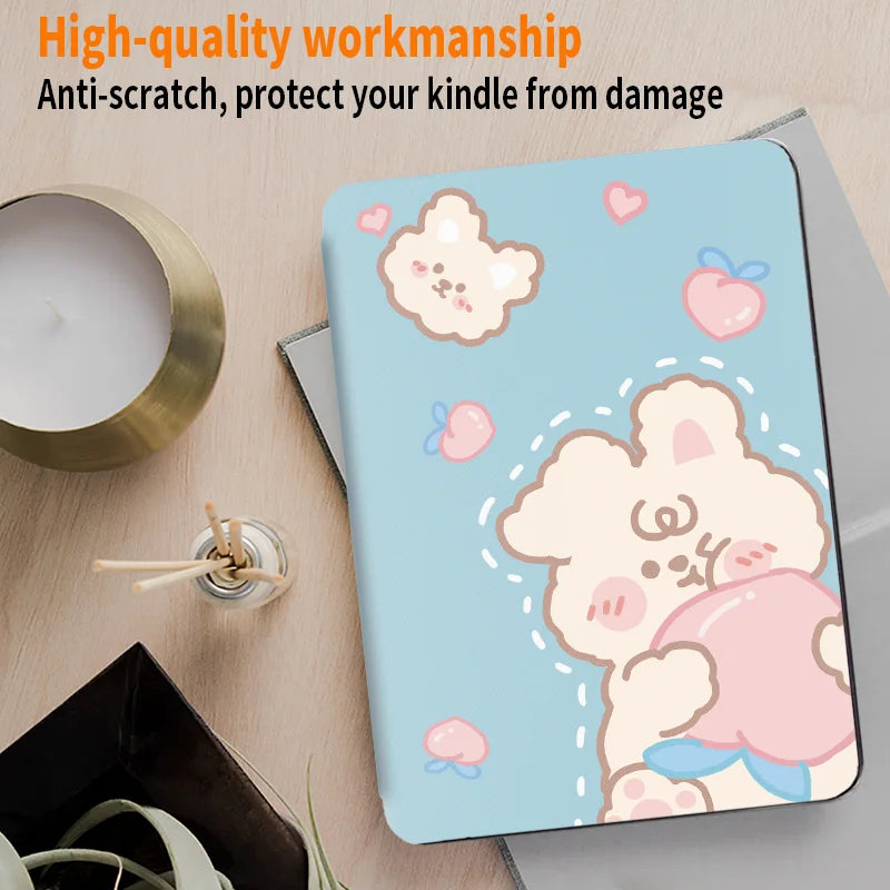 Cute & Cosy Kindle Case – Flip Cover for Kindle & Paperwhite (5th to 12th Gen)