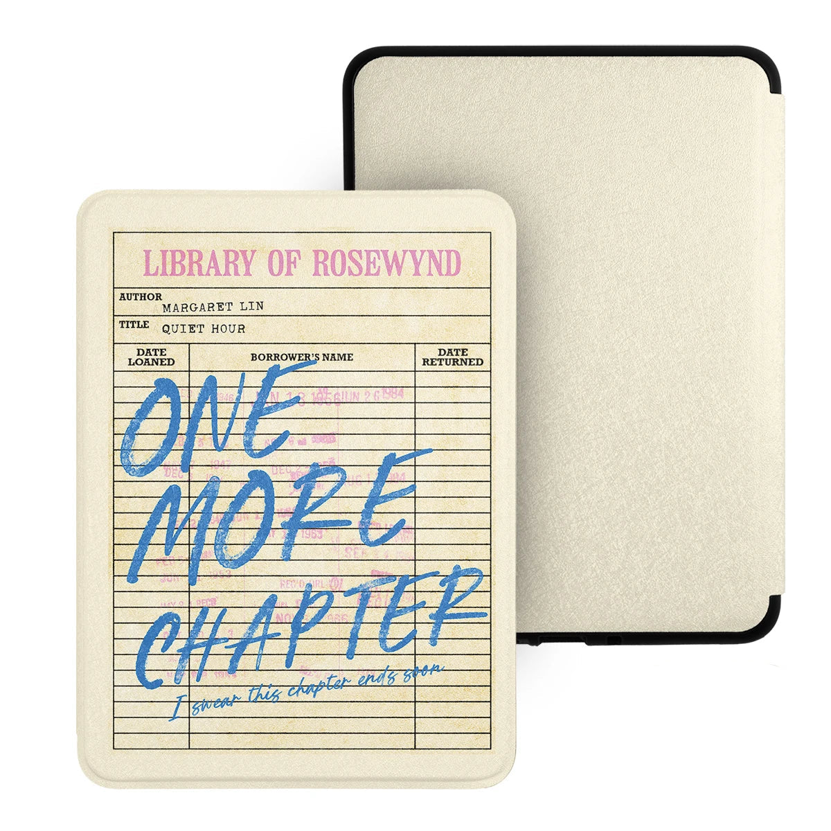 Girly Bookish Kindle Case – Cute Reader Quote Magnetic Cover for Paperwhite 7th–12th Gen, Kindle 8th–11th Gen & Colorsoft 7-inch