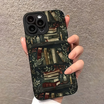 Vintage Bookcase-Style Samsung Galaxy Case – For Galaxy S21-S25, Note 20 Series, A52-A56, S-FE Models & More