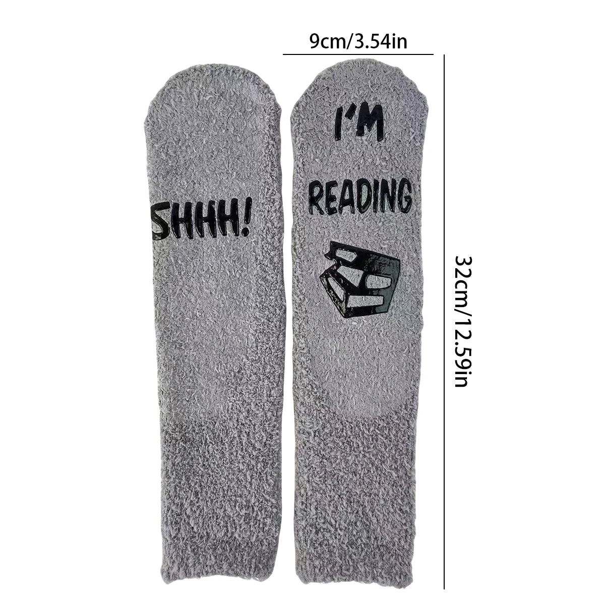 Colourful Edition “Shh! I’m Reading” Socks – Cosy Gift for Book Lovers