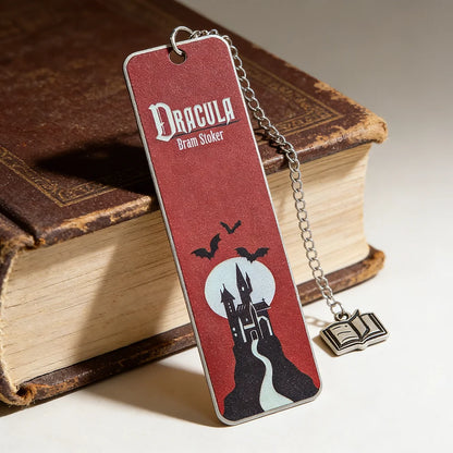 'Sherlock Holmes', 'Frankenstein' & 'Dracula' Metal Bookmarks – Gothic Mystery Novel Bookmarks for Book Lovers & Readers