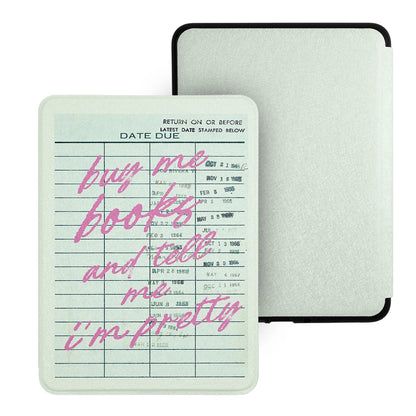 Girly Bookish Kindle Case – Cute Reader Quote Magnetic Cover for Paperwhite 7th–12th Gen, Kindle 8th–11th Gen & Colorsoft 7-inch
